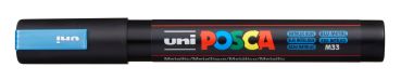 UNI-BALL Posca Marker 1,8-2,5mm PC5MMET.BLUE Metal.blau,R'spitze