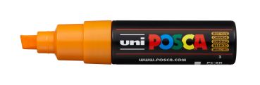 UNI-BALL Posca Marker 8mm PC8K B.YELLO sonnengelb, Keilspitze