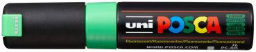 UNI-BALL Posca Marker 8mm PC8K F.GREEN fluo grün, Keilspitze