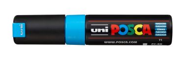 UNI-BALL Posca Marker 8mm PC8KTURQUOIS türkis, Keilspitze