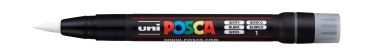 UNI-BALL Posca Pinsel-Marker 1-10mm PCF350 WHITE weiss