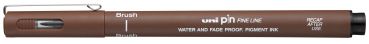 UNI-BALL Fineliner Pin Brush PINBR-200(S) SEPIA sepia braun