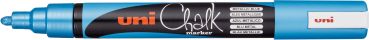 UNI-BALL Chalk Marker 1.8-2.5mm PWE-5M METALLIC BLUE Metallic blau