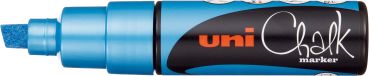 UNI-BALL Chalk Marker 8mm PWE-8K METALLIC BLUE Metallic blau