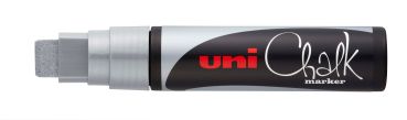 UNI-BALL Chalk Marker 15mm PWE17K SILVE silber, Keilspitze