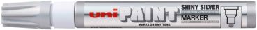 UNI-BALL Paint Marker 2.2-2.8mm PX-20(L) Shiny silver shiny silber