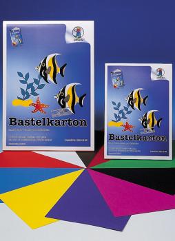 URSUS Bastelkarton A4 3924699 220g, 10 Farben ass. 10 Blatt