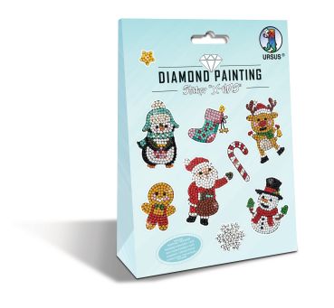 URSUS Diamond Sticker X-MAS 43500008 10x15 cm 2 Bogen