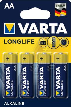 Varta batterie 4106101414 longlife, aa/lr06, 4 stück - Varta-4106101414-4008496525157