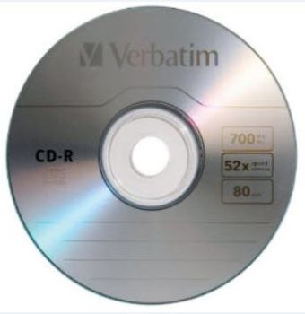 VERBATIM CD-R Spindle 80MIN/700MB 43437 52x 10 Pcs