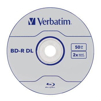 VERBATIM BD-R Jewel white/blue 50GB 43748 6x DL Scratchguard+ 5 Pcs