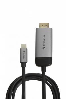 VERBATIM USB-C to HDMI Adapter 49144 USB 3.1 / HDMI 1.5M CABLE