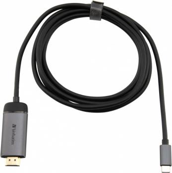 VERBATIM USB-C to HDMI Adapter 49144 USB 3.1 / HDMI 1.5M CABLE