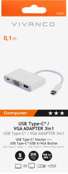 VIVANCO Adapter USB-C - VGA 45386 USB 3.1