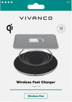 VIVANCO Wireless-/Induktions-Charger 61628 10W