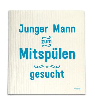 VON QUAST Spüllappen FVQ42SL011 Junger Mann zum Mitspülen...