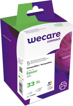 WECARE Multipack rebuilt CMYBKPBK T333740WE zu Epson XP-530 6.4/4x4.5ml