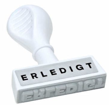 WEDO Textstempel 193 16 Erledigt