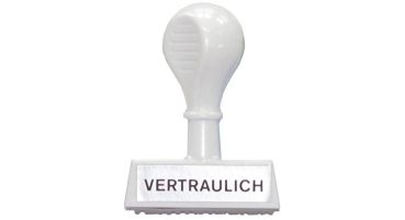 WEDO Textstempel 193 26 Vertraulich