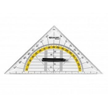 WESTCOTT Geodreieck 14cm E-1013300 mit Griff