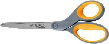 WESTCOTT Schere Softgrip Titan 23cm E-30493 00 grau/gelb