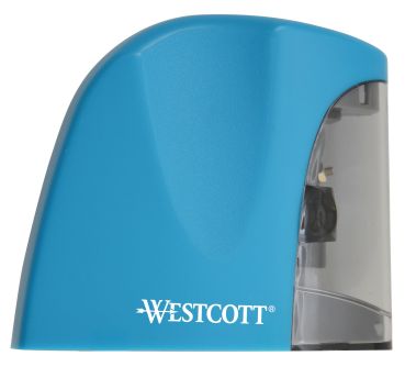 WESTCOTT Anspitzer 8mm E-5504300 blau batteriebetrieben