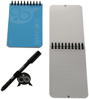 WHYNOTE Notizbuch A6 WNPBOK04 starter-kit, blau