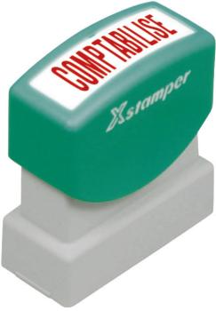 XSTAMPER Stempel Comptabilisé F129-R rot F