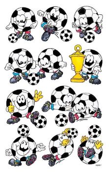 Z-DESIGN Sticker Kids 53392 Fussball 2 Stück