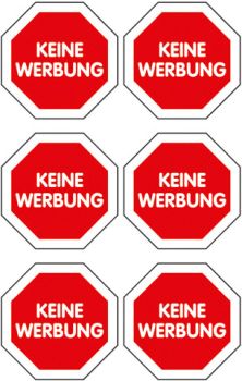 Z-DESIGN Sticker Keine Werbung 59505 Keine Werbung