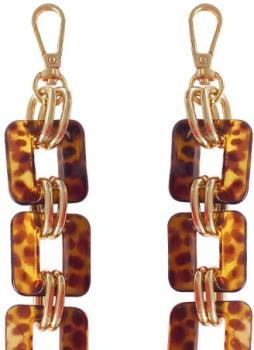 ZANAÉ Phone Necklace Golden Fire 17445 Leopard & Gold animal print