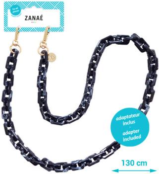 ZANAÉ Phone Necklace Espresso 18319 Cosy Capuccino black