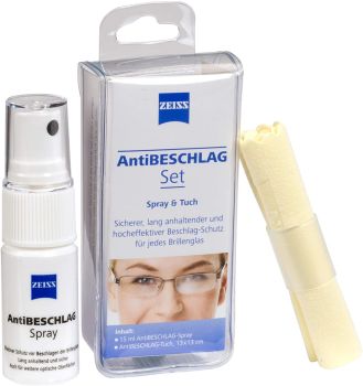 ZEISS Anti Beschlag Set 0573-916 Spray & Tuch 2-teilig