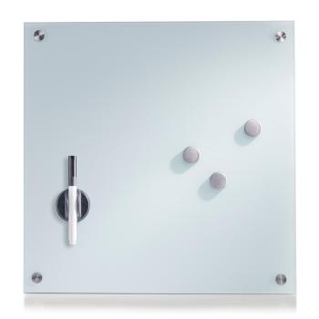 ZELLER Glas-Magnettafel 11600 weiss, 40x40cm