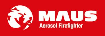 MAUS Aerosol Feuerlöscher Xtin 1001-1 480g. Brandklassen A/B/C/F