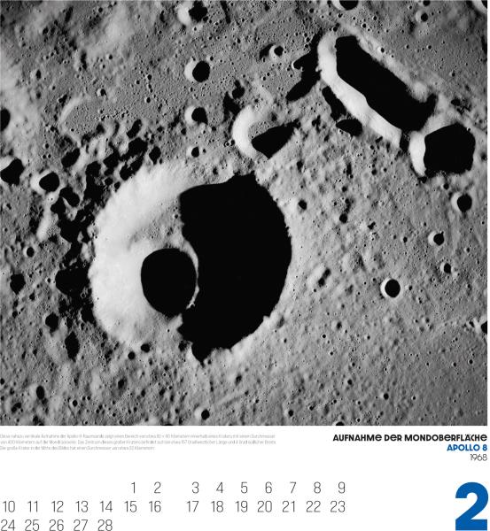 ACKERMANN Bildkalender 2025 2508 Apollo Archives 48x54cm