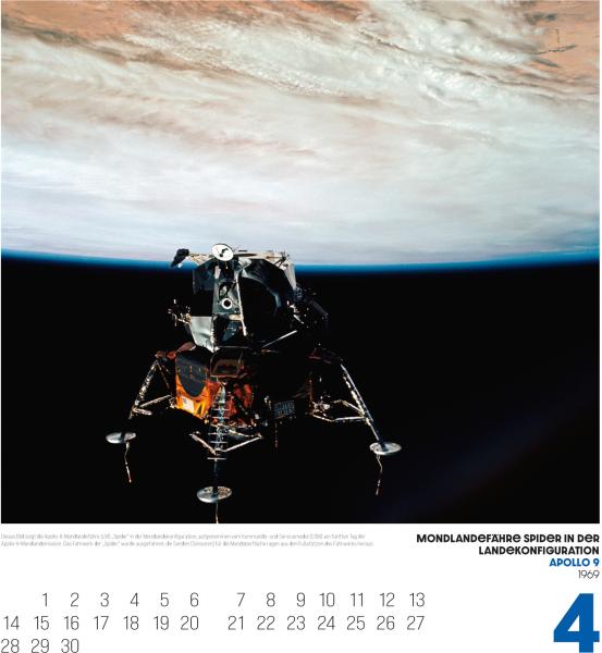 ACKERMANN Bildkalender 2025 2508 Apollo Archives 48x54cm