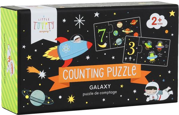 ALLC Zahlenpuzzle 17x10x4.4cm PGCPGA14 Galaxy 20-teilig