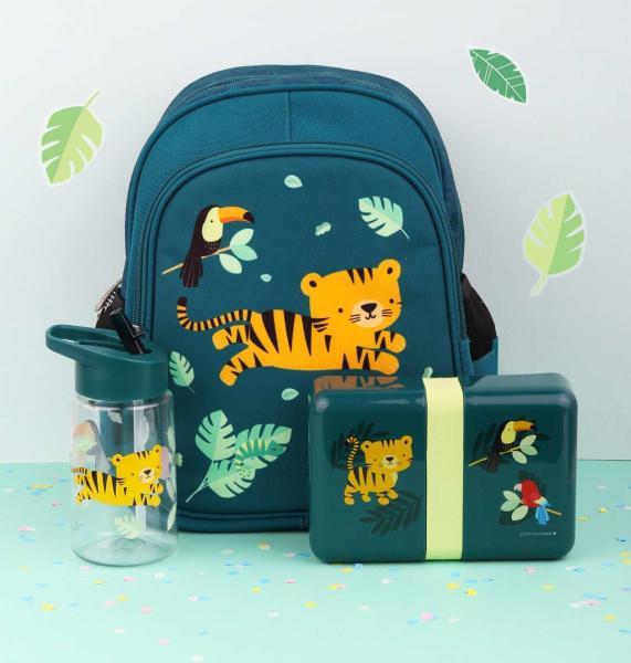 ALLC Lunchbox Tiger SBJTGR14 petrol 18x6x12cm