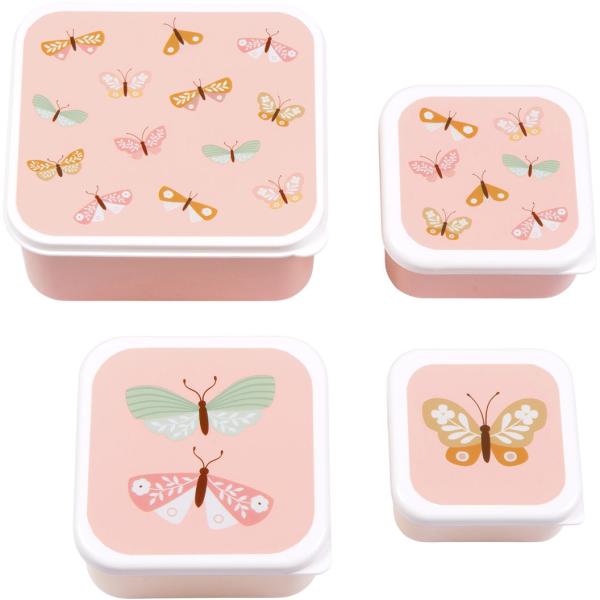 ALLC Lunch & snack box set SBSEBU42 Butterflies