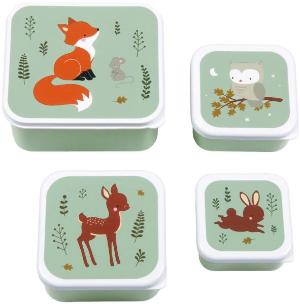 ALLC Lunch & snack box set SBSEFF45 Forest friends