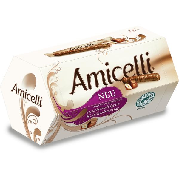 AMICELLI Waffelröllchen 125474 200g