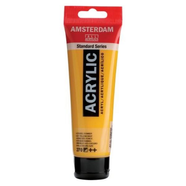 AMSTERDAM Acrylfarbe 120ml 17092702 azogelb dunkel