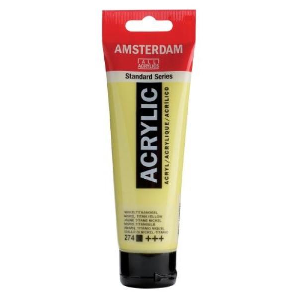 AMSTERDAM Acrylfarbe 120ml 17092742 nickeltit.gelb