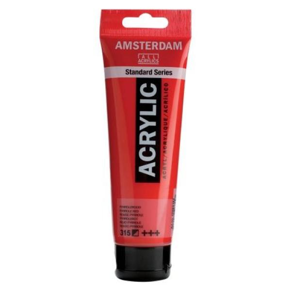 AMSTERDAM Acrylfarbe 120ml 17093152 pyrrolerot