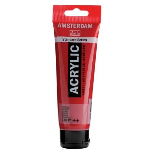 AMSTERDAM Acrylfarbe 120ml 17093182 karmin