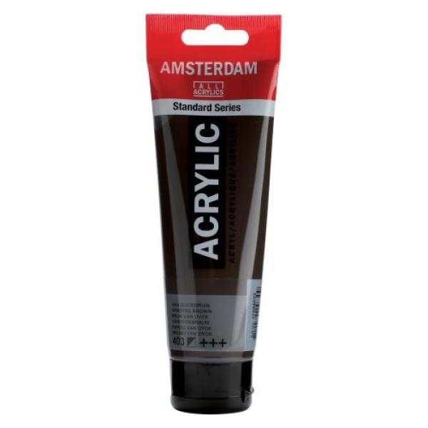 AMSTERDAM Acrylfarbe 120ml 17094032 vandyckbraun