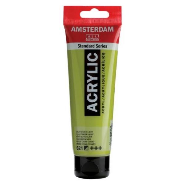 AMSTERDAM Acrylfarbe 120ml 17096212 olivgruen hell