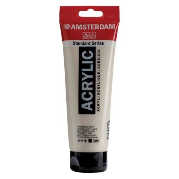 AMSTERDAM Acrylfarbe 250ml 17122890 titanbuff hell