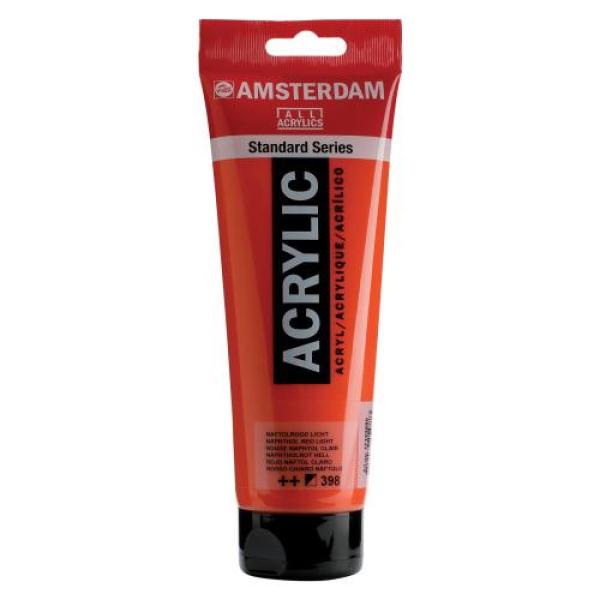 AMSTERDAM Acrylfarbe 250ml 17123980 naph.rot h.